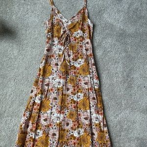 Floral midi dress